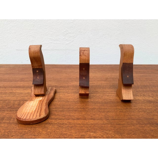 Vintage Wooden Penguin Sculpture, Set of 3 For Sale - Image 6 of 18
