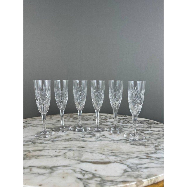 20th Century Crystal Chantilly Glassware Service from Saint Louis, Set of 26 For Sale - Image 3 of 9