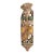 Vintage Indian Painted Figure of a Female Musician For Sale
