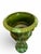 Early 20th Century Brush-McCoy "Green Onyx" Majolica Jardiniere and Pedestal Set - Shape #1160 For Sale In West Palm - Image 6 of 6