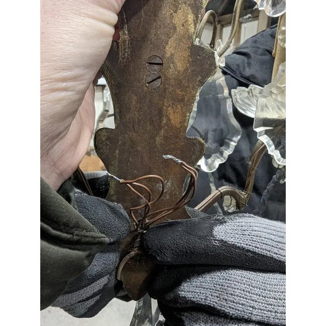 Enhance the ambiance of your home with these antique sconces, perfect for wall mounting. The elegant design and glass...