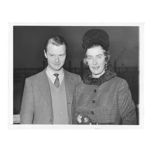 1960 Interior Designer David and Pamela Hicks Honeymoon Photograph