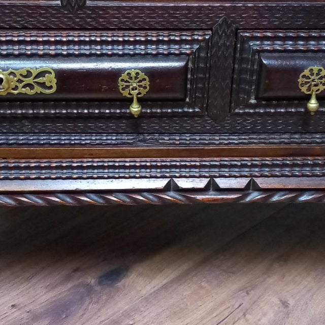 Anglo Indian Colonial Campaign Chest, 1840s For Sale - Image 12 of 18