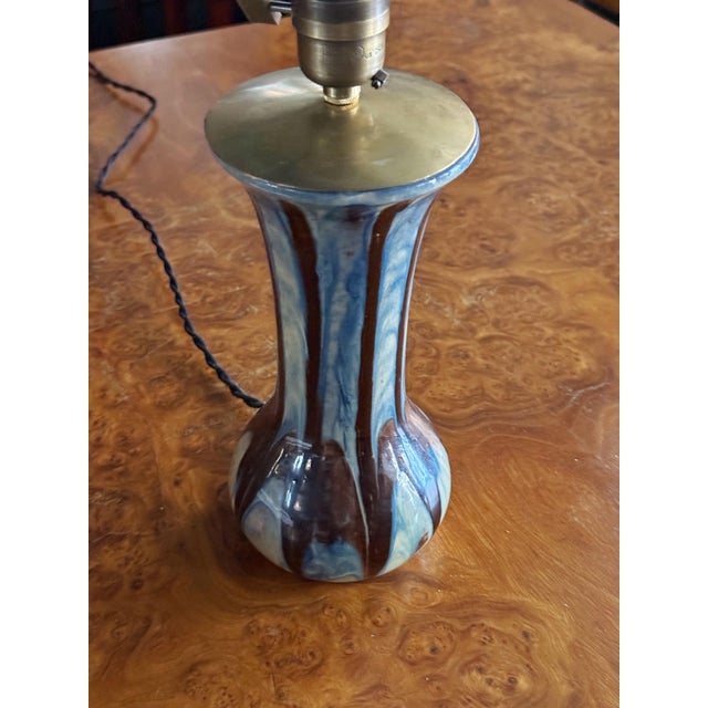 1920s Antique Art Deco Table Lamp from Upsala Ekeby, 1910s For Sale - Image 5 of 10