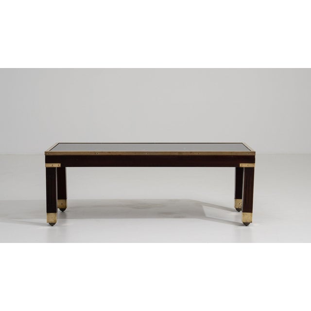 Gold 19th Century France Gold Wood Coffee Table For Sale - Image 8 of 11