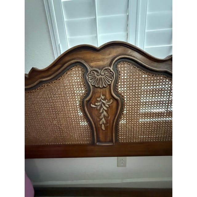 Century Drexel Heritage Brittany Collection French Provincial King Headboard For Sale In Sacramento - Image 6 of 9