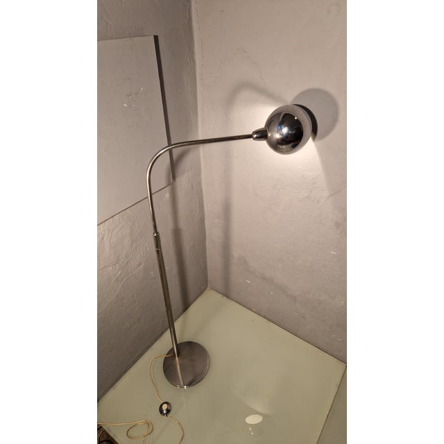 Metal Venticinque Floor Lamp in Chromed Brass by Sergio Asti for Candle, 1970s For Sale - Image 7 of 12