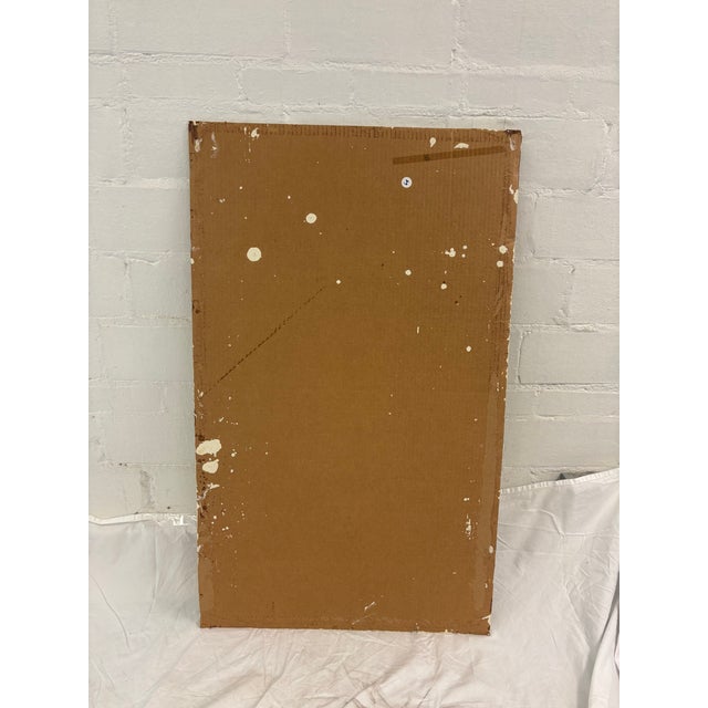 Late 20th Century Late 20th Century Peter Keil Abstract Portrait Painting For Sale - Image 5 of 5