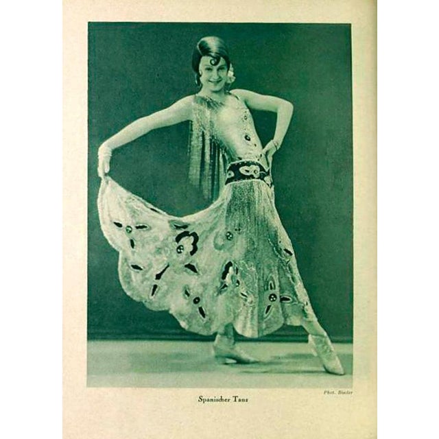 Large Art Deco Lilian Harvey in Spanish Dance Figurine by Stephan Dakon for Goldscheider, 1927 For Sale - Image 12 of 13