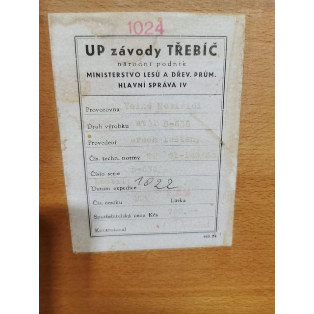 Vintage Dining Table by Jindrich Halabala For Sale - Image 4 of 18