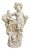 Large Garden Sculpture with Putti and Garlands in Reconstituted Stone, 1950s For Sale