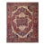 1880s Red Ivory Rustic Medallion Antique Persian Heriz Serapi Rug 11'8" X 14' Handknotted Wool Carpet For Sale