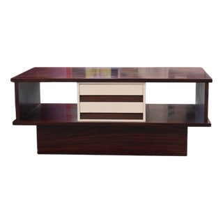 Double-Sided Coffee Table with White Drawers, Italy, 1960s For Sale