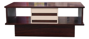 Double-Sided Coffee Table with White Drawers, Italy, 1960s