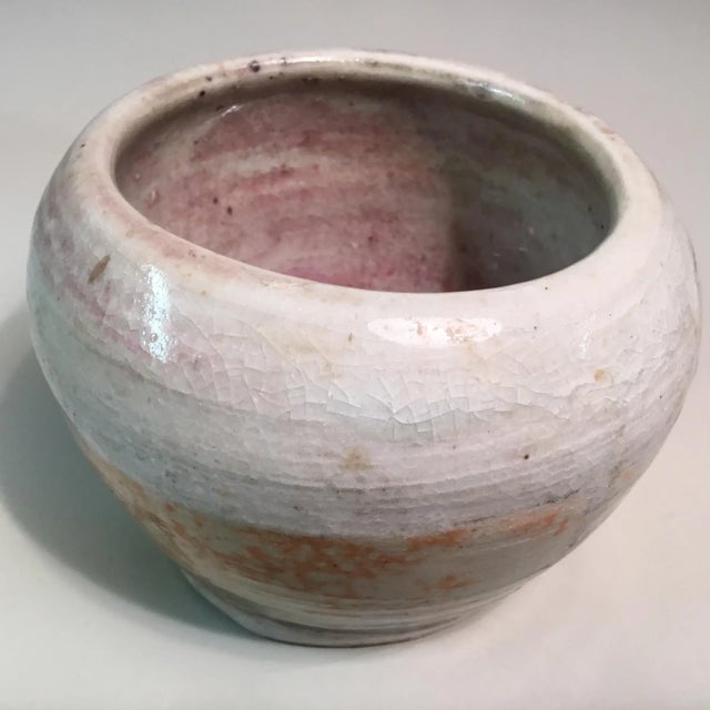 Contemporary Studio Stone Ware Vase by Tharp For Sale - Image 3 of 5