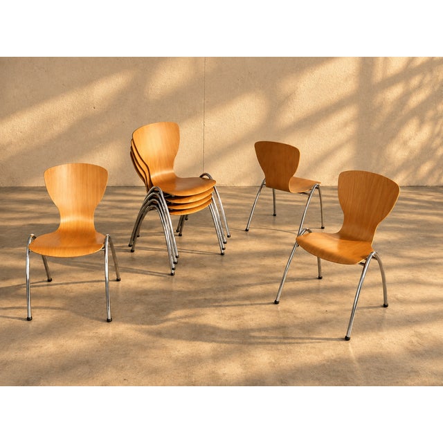 Vintage Stacking School Chair, 1970s For Sale - Image 6 of 8