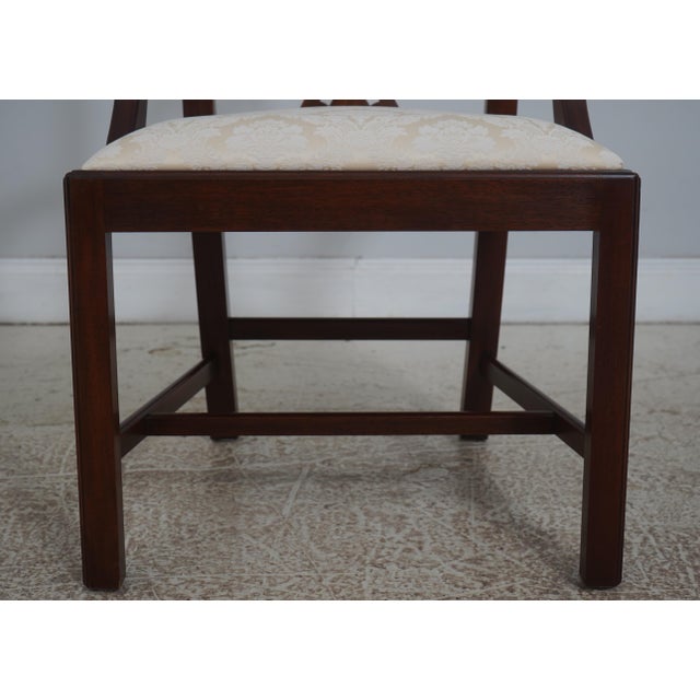 Set of 10 Henkel Harris Mahogany Dining Chairs For Sale - Image 13 of 18