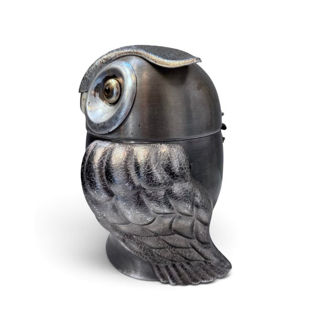 Mid-Century Modern 1970s Seymour Mann Italian Owl Ice Bucket For Sale - Image 3 of 15