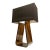 Tube Top Acrylic Table Lamp in Brown by Peter Stathis for Pablo Designs For Sale