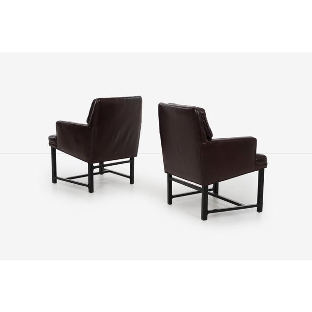 Edward Wormley for Dunbar Pull-Up Lounge Chairs - a Pair For Sale In Chicago - Image 6 of 12