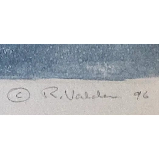 1990s 1990s "Amour II" Still Life Monoprint by Robert Valdes For Sale - Image 5 of 5