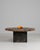 Octagonal Brutalist Slate Stone Table With Iron Base For Sale - Image 11 of 11