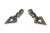 This is part of Chairish’s Costume Jewelry assortment. This chic pair of black baguette form black rhinestone clip on...
