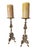 Antique Belle Epoque Bronze Altar Candle Holders-a Pair For Sale - Image 14 of 17