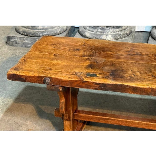 Antique Farmhouse Dining Table in Oak, 1900 For Sale - Image 10 of 18