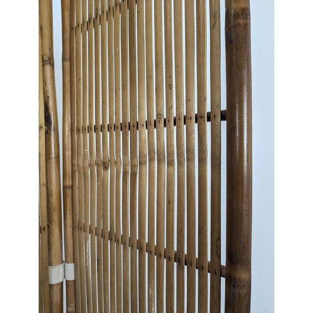Bamboo Screen or Room Divider For Sale - Image 4 of 5