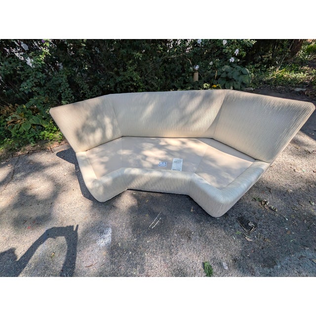 Baker Furniture Company 1990s Baker Furniture 2 Piece Sectional With Ottoman For Sale - Image 4 of 13