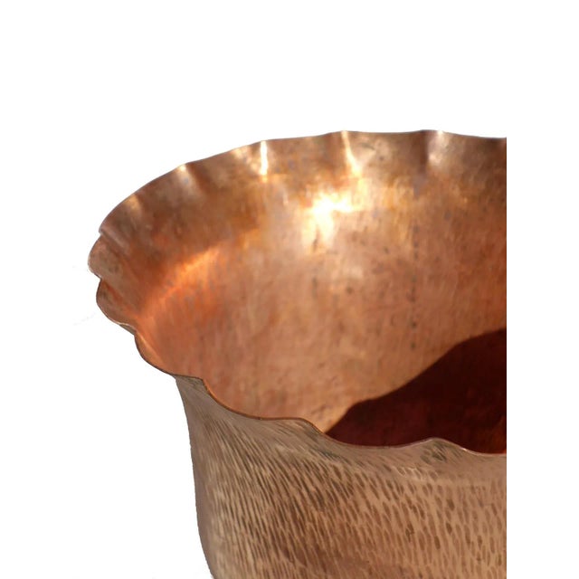 1930s Italian Art Deco Copper Vase by Gio Ponti for Nino Ferrari, 1930s For Sale - Image 5 of 8