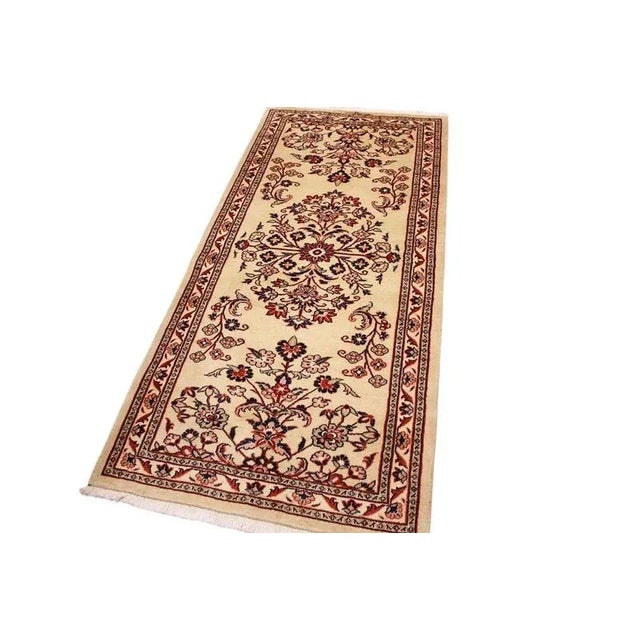 Middle Eastern Sarough Runner Rug For Sale - Image 4 of 11