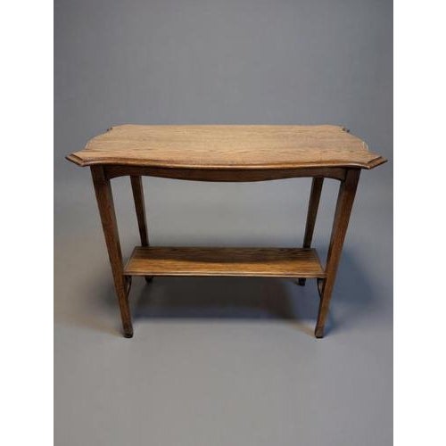 Arts and Crafts Occasional Table on Castors, Early 20th Century For Sale - Image 4 of 4