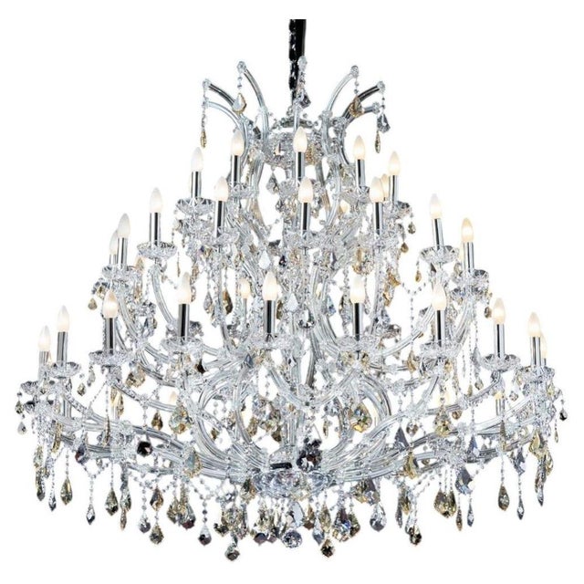 Gold Maria Theresa 45 Lights Gold and Silver Chandelier by Aggiolight For Sale - Image 8 of 8