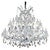 Gold Maria Theresa 45 Lights Gold and Silver Chandelier by Aggiolight For Sale - Image 8 of 8