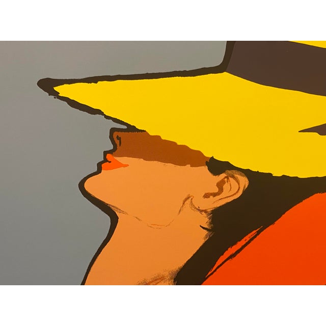 Original Vintage Relax Offset Poster by René Gruau, 1980s For Sale - Image 10 of 17