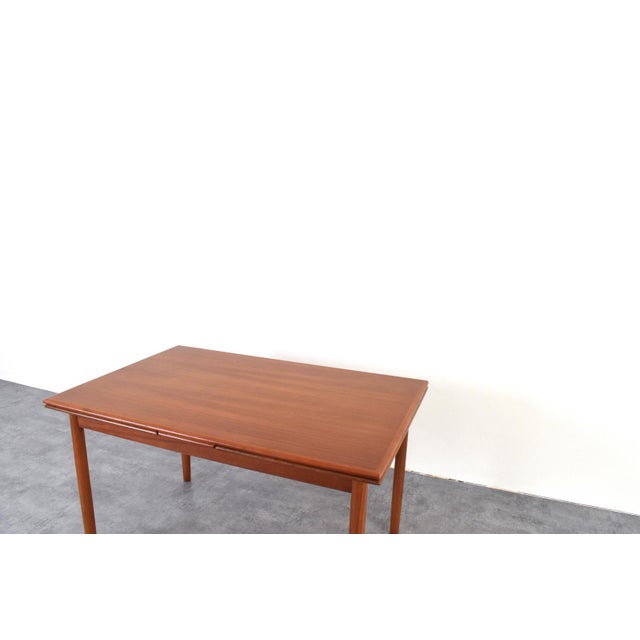 Mid-Century Modern Danish Extendable Dining Table in Teak, 1960s For Sale - Image 13 of 17
