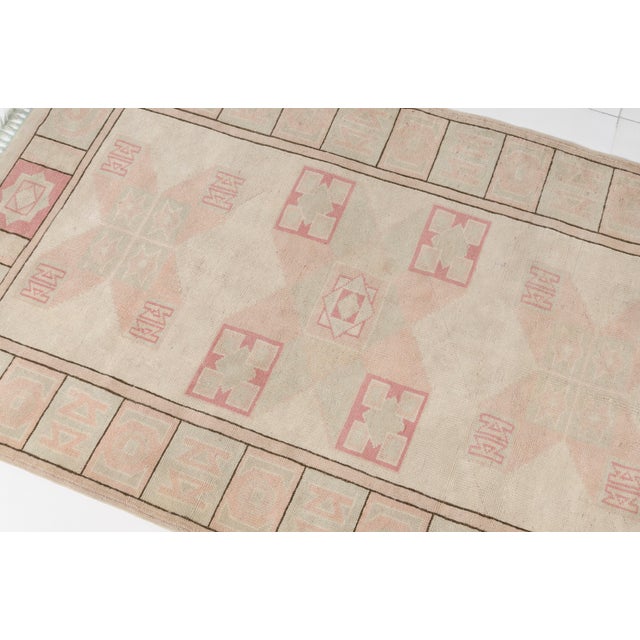 Tan Mid 20th Century Anatolian Wool Area Carpet For Sale - Image 8 of 10