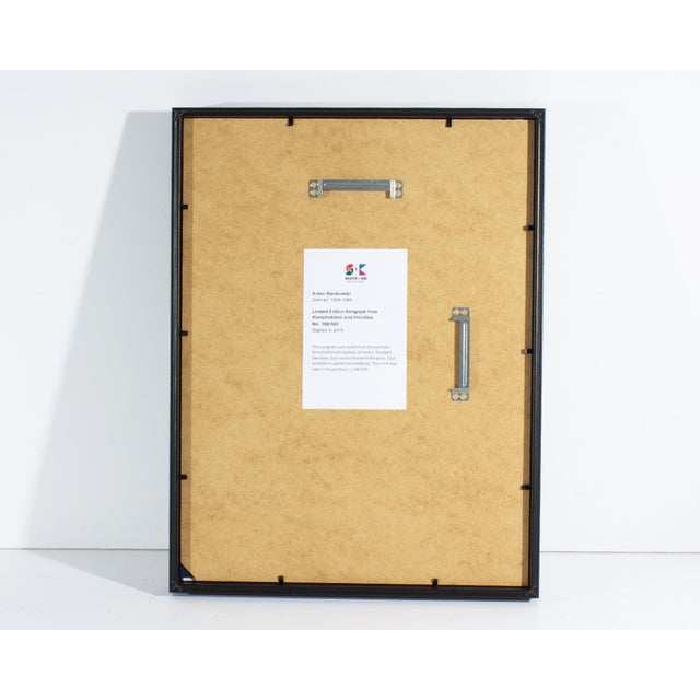 Printmaking Materials 1995 “Konstruktion and Intuition” Serigraph Print by Anton Stankowski For Sale - Image 7 of 8
