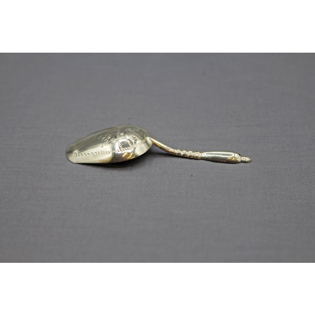 Neoclassical C. 1908-1917 84 Zolotniks Russian Tea Caddy Spoon by Sergey Shishkin For Sale - Image 3 of 6