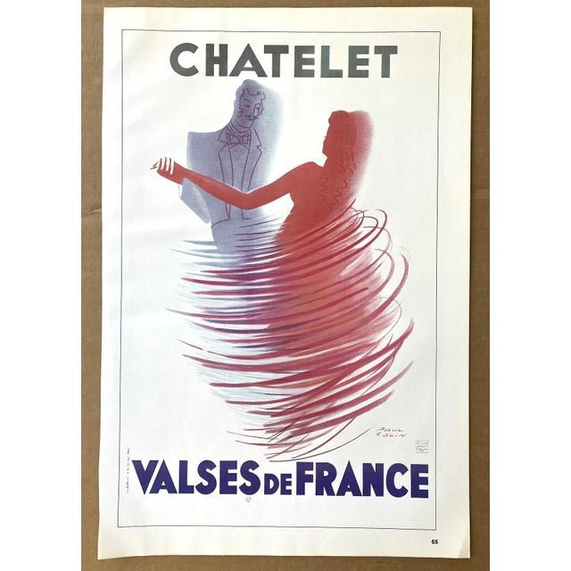 Up for sale is this gorgeous vintage print from a 1977 collection of the works by French artist Paul Colin. Entitled...