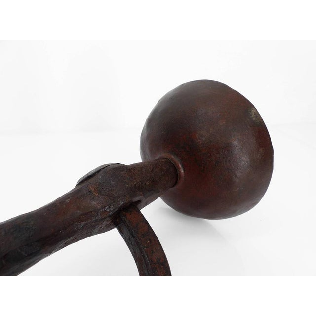 Wrought Iron Tripod Candlesticks, 1890s, Set of 2 For Sale - Image 6 of 10