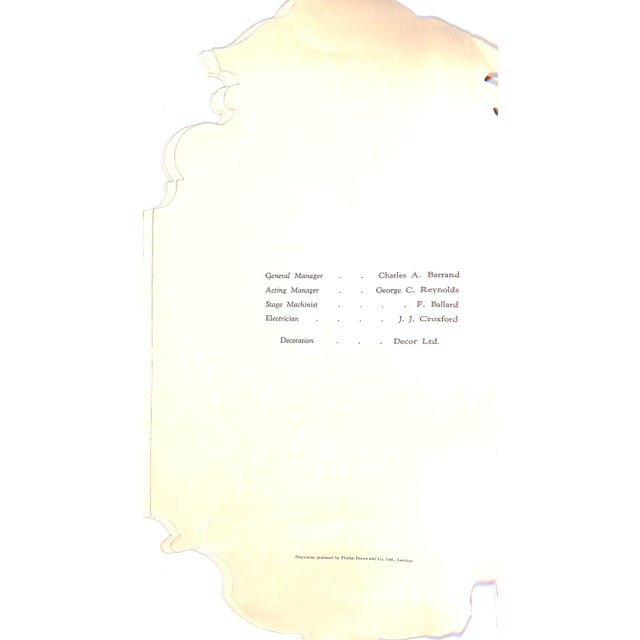 [8] pp. 15 3/8" x 9" Reginald John "Rex" Whistler (1905–1944) Programme for a George VI State Performance of Tchaikovsky's...