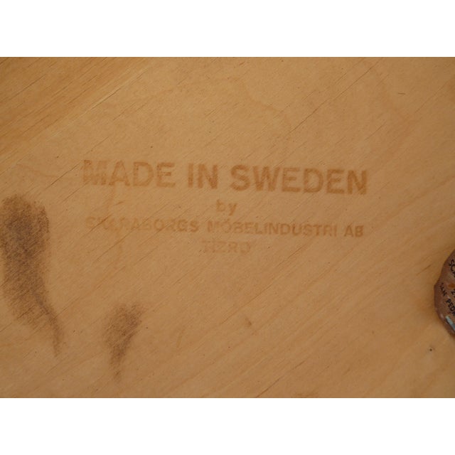 Mid-Century Modern Vintage Mid Century Skaraborgs Mobelindustri Green Accent Chair For Sale - Image 3 of 12