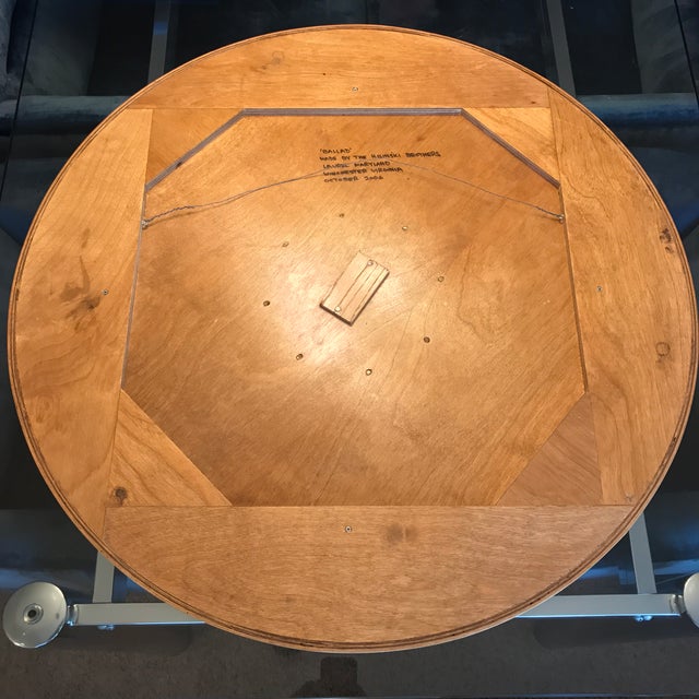 Handmade Crokinole Board Circular Wall Hanging Chairish