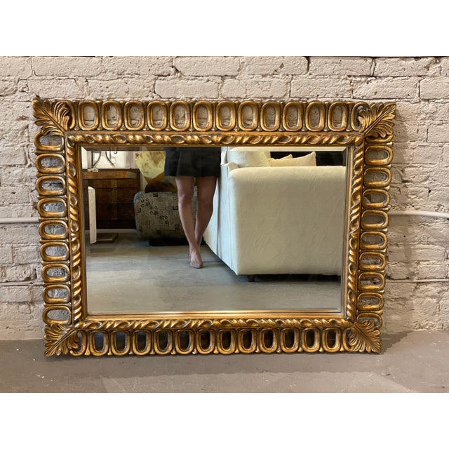 Vintage Gold Gilt Mirror For Sale - Image 11 of 12