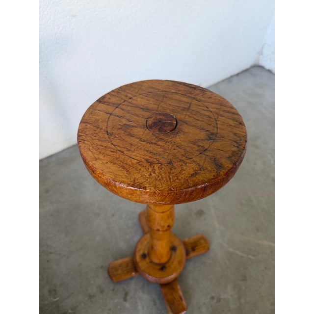 Oak Side Table, 1950 For Sale - Image 14 of 17