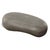 Organic modern sculptural pebble-inspired coffee table, crafted from lightweight concrete in a rich dark grey finish....