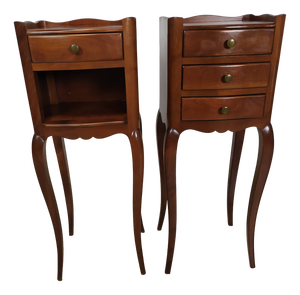 Louis XV Nightstands, 1950s, Set of 2